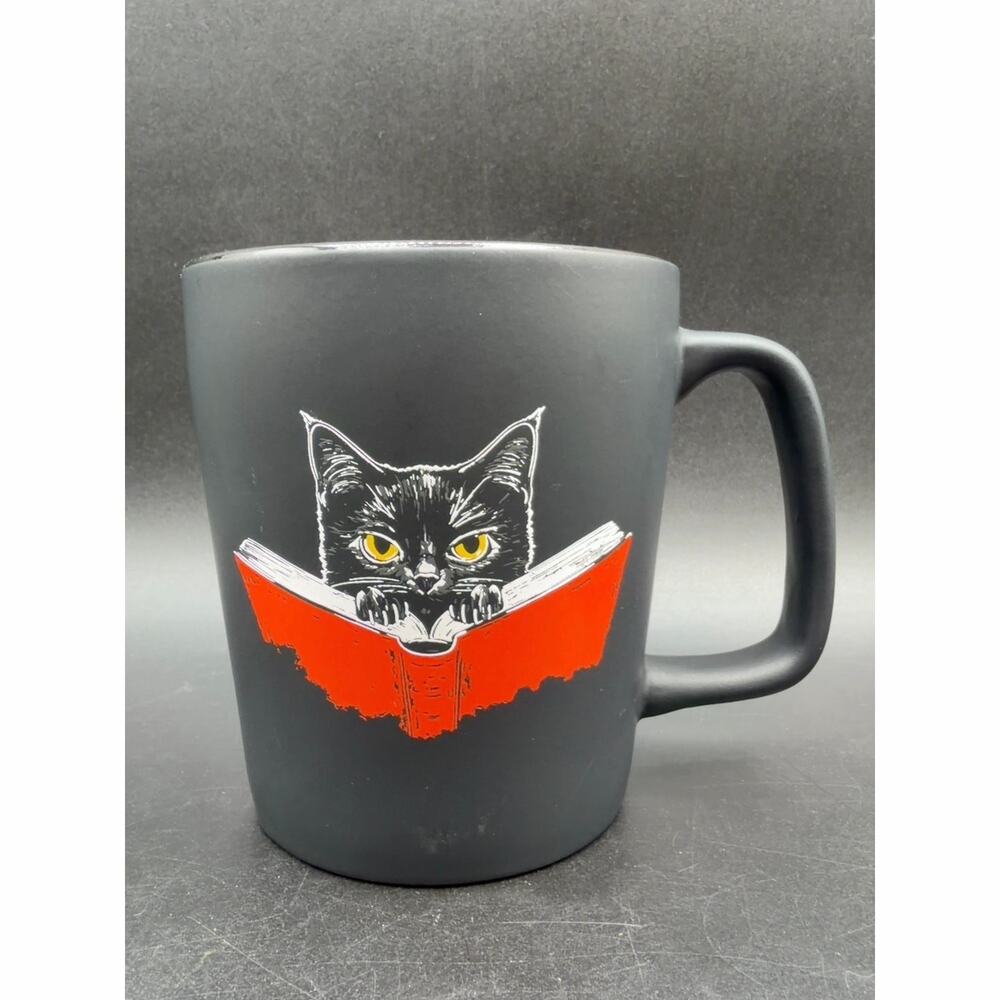 Powell’s Books Black Cat Mug Fiercely Independent Portland Oregon Book Lover
